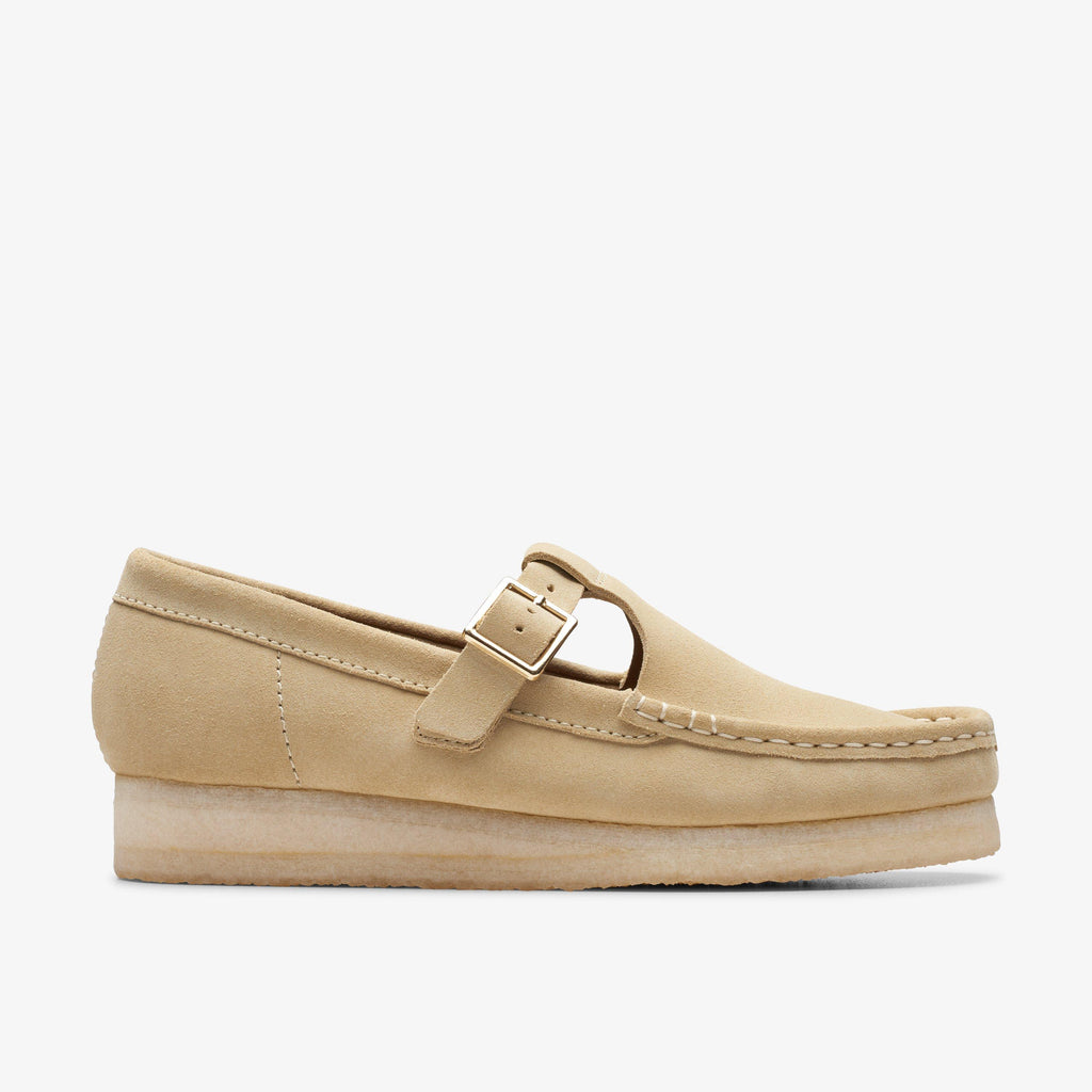 Wallabee T Bar Daim marron érable