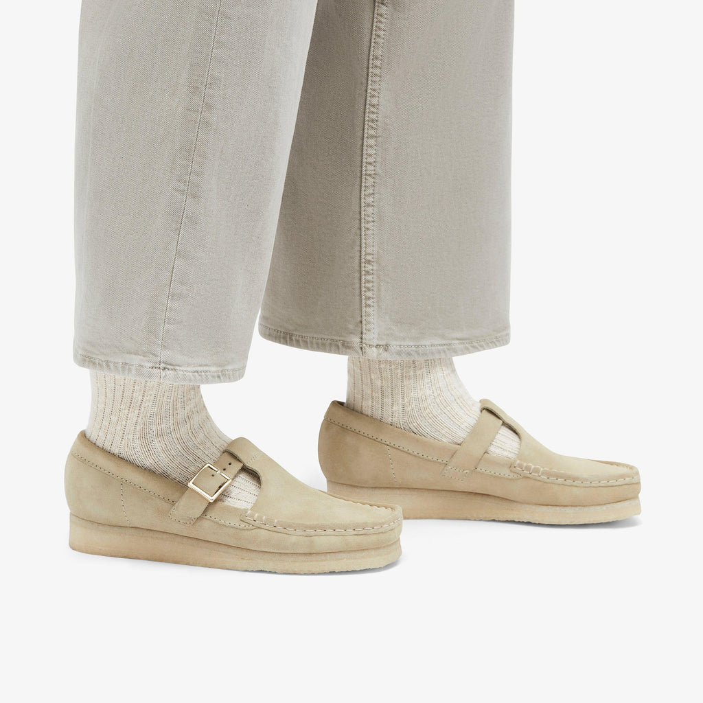 Wallabee T Bar Daim marron érable