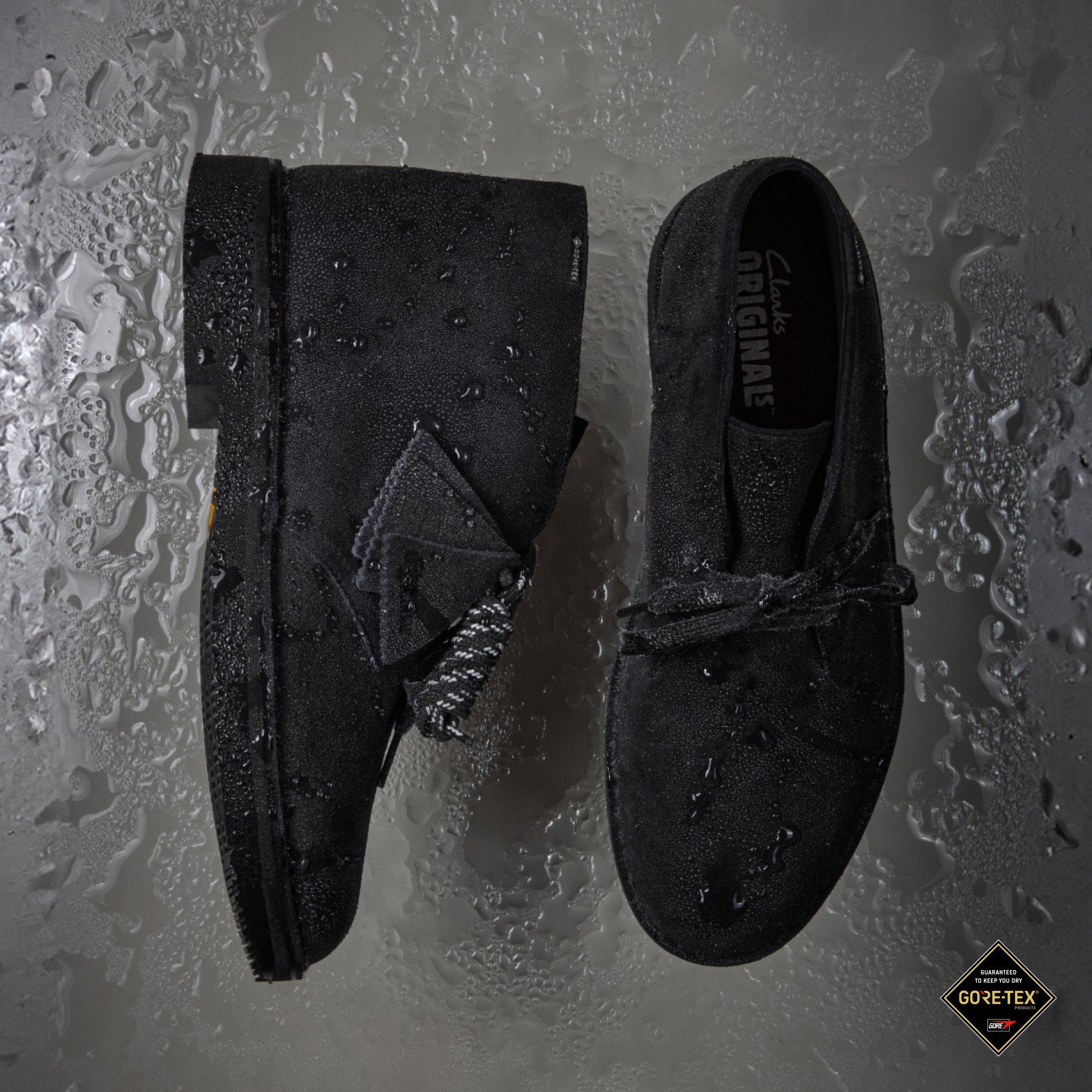 Desert Boot Gore-Tex en daim noir