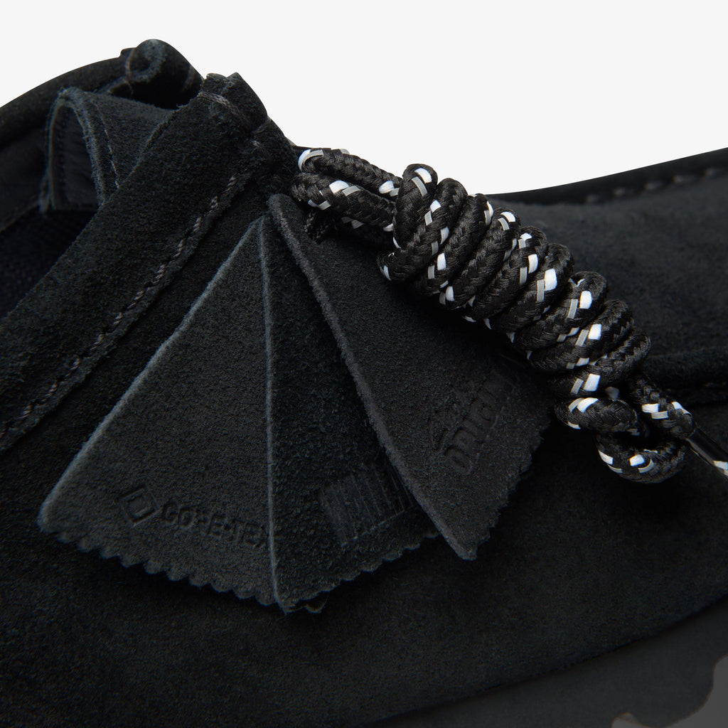 Wallabee en daim noir Gore-Tex