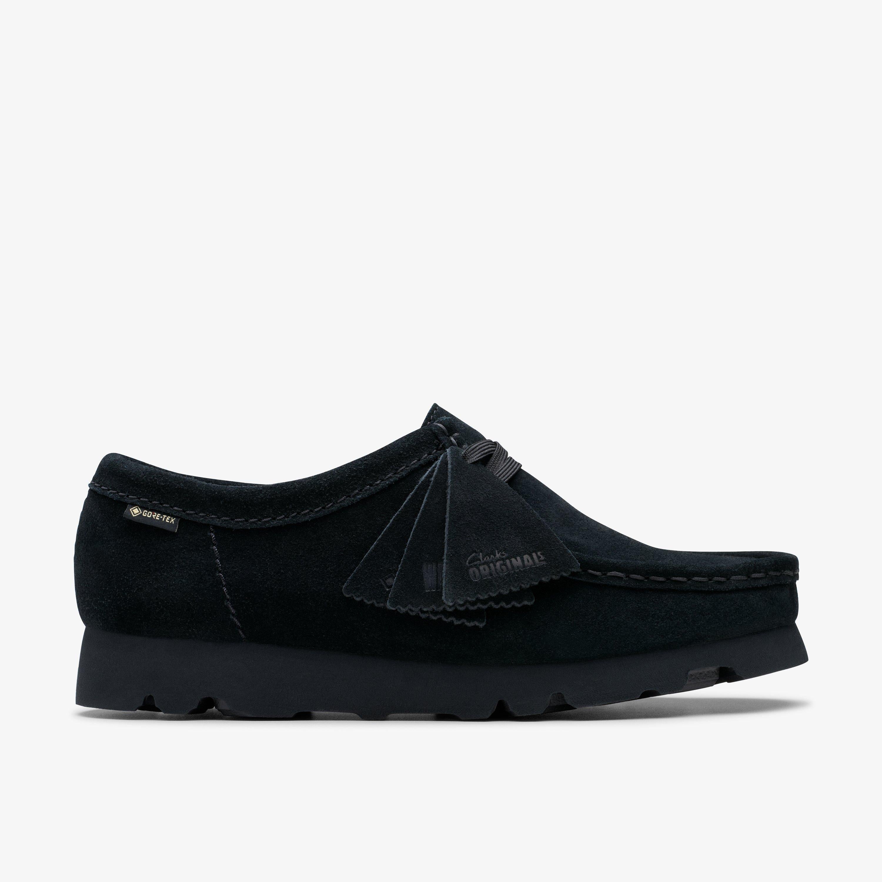 Wallabee en daim noir Gore-Tex