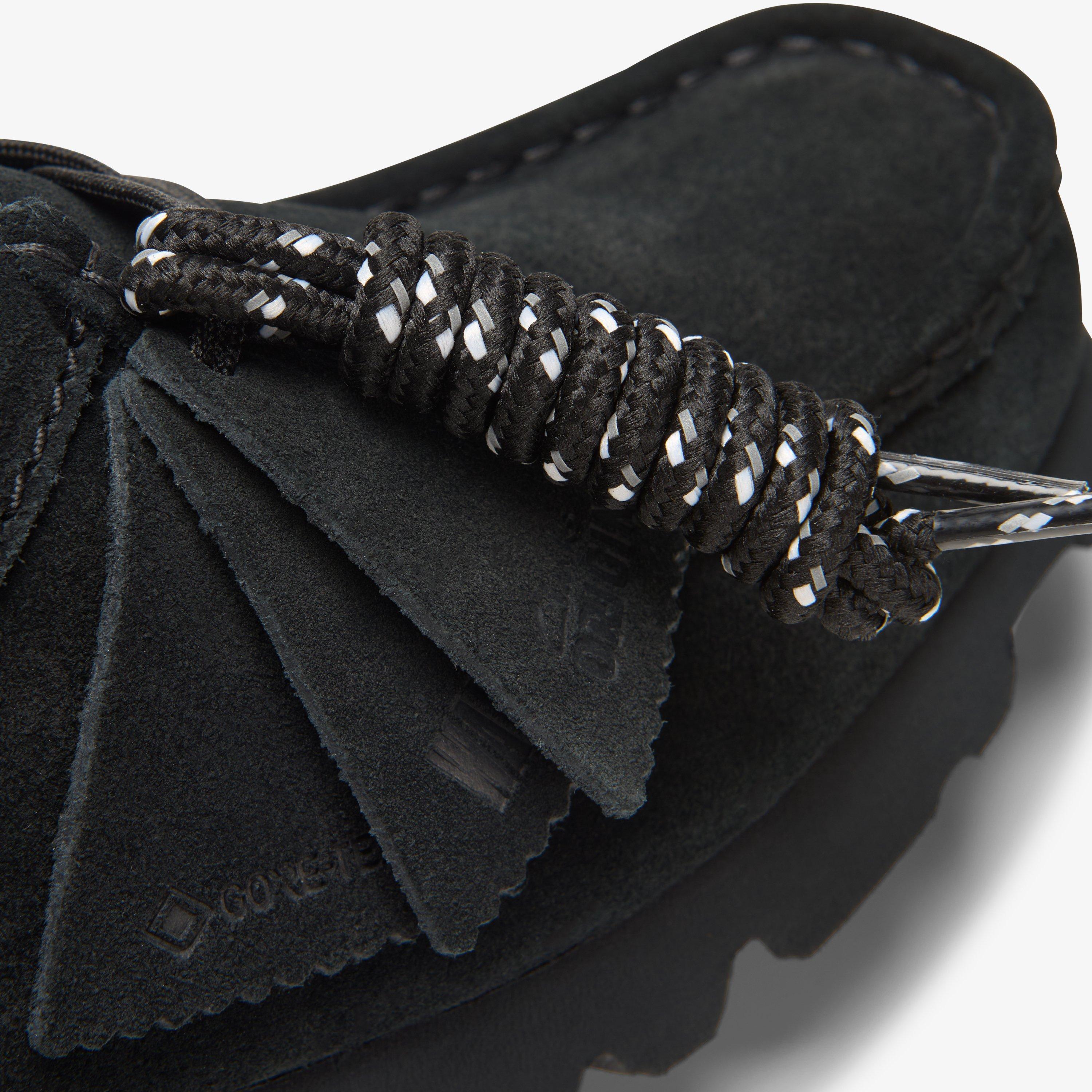 Wallabee en daim noir Gore-Tex