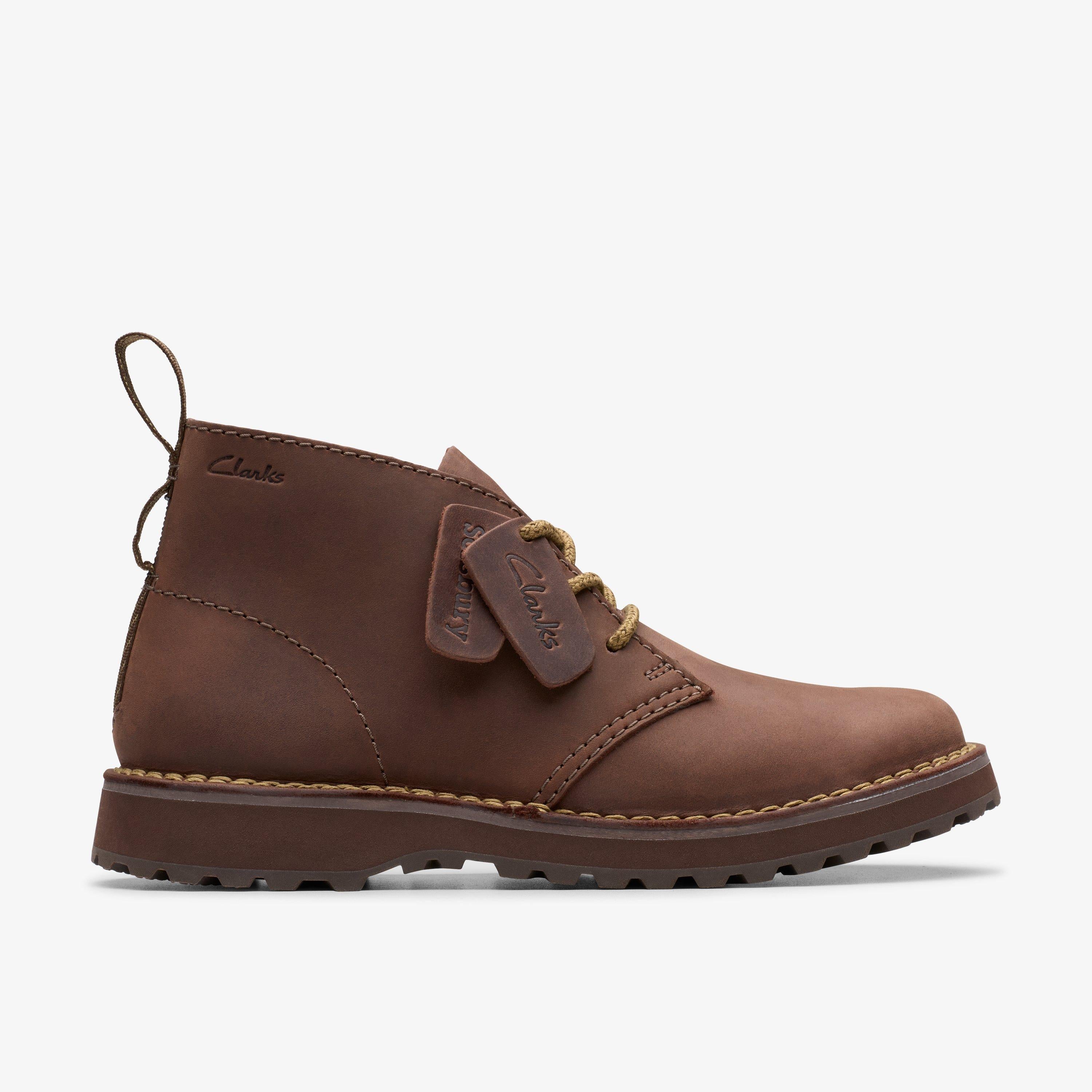Solsbury Desert Boot Cuir marron foncé