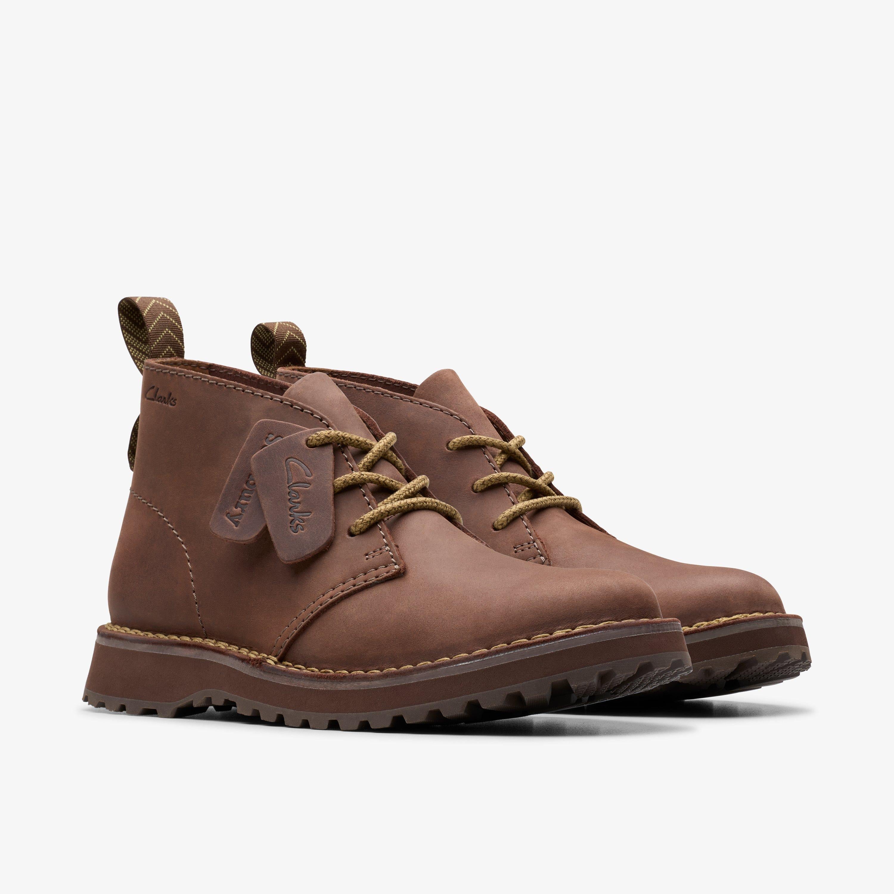 Solsbury Desert Boot Cuir marron foncé