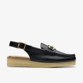 Wallabee Sling en cuir noir