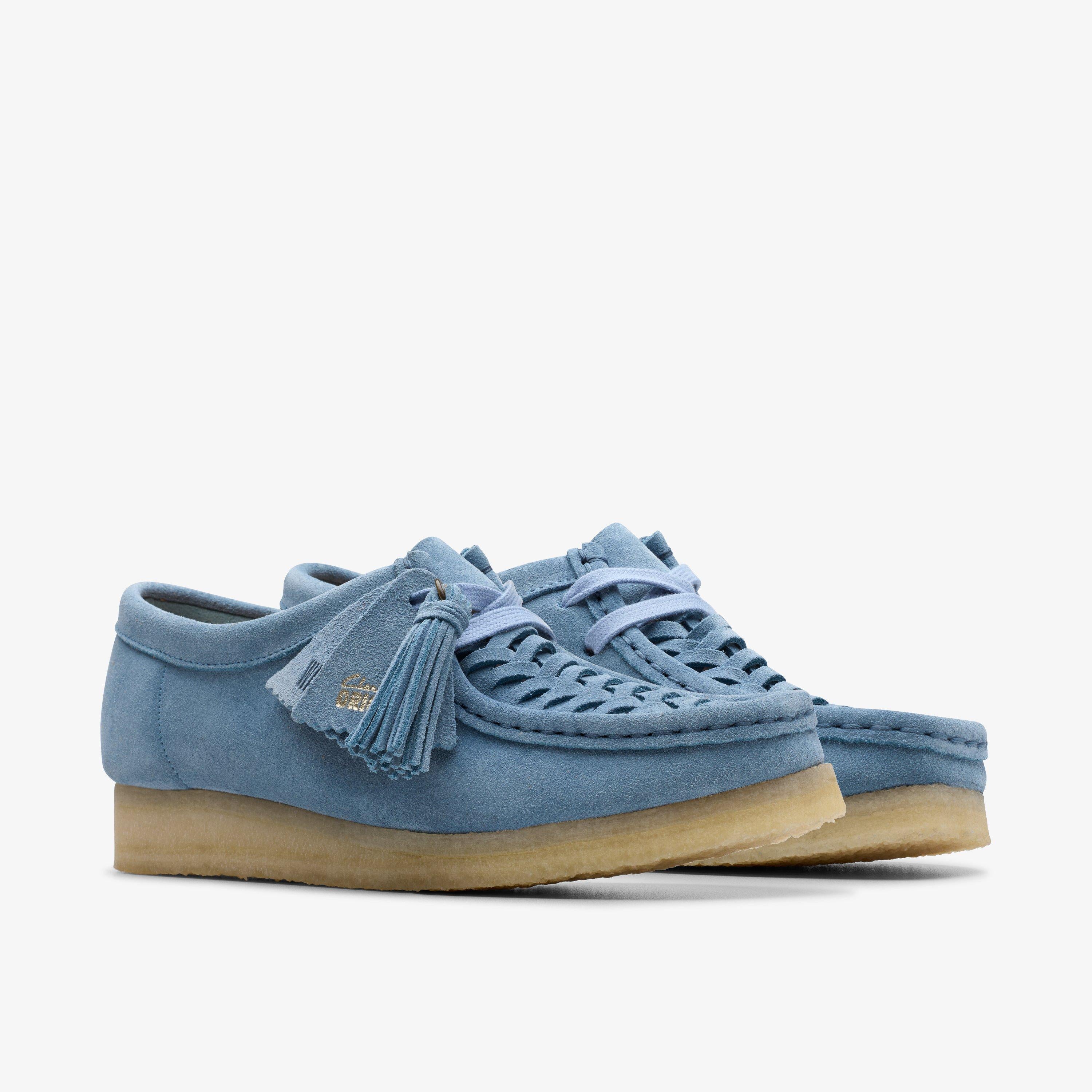 Wallabee Weave Sde Bleu Poudre