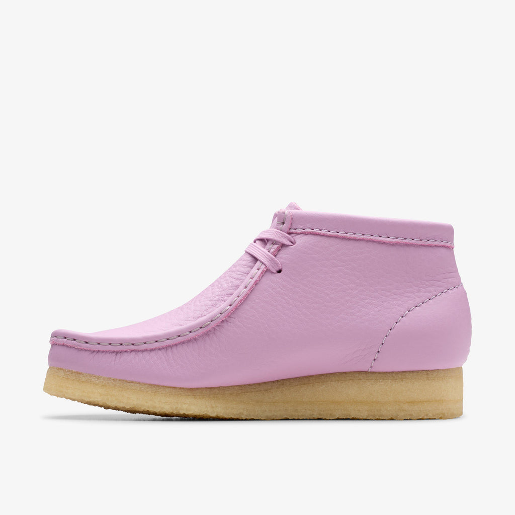 Wallabee Boot Cuir Mauve