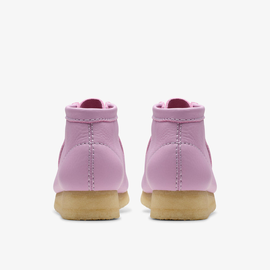 Wallabee Boot Cuir Mauve
