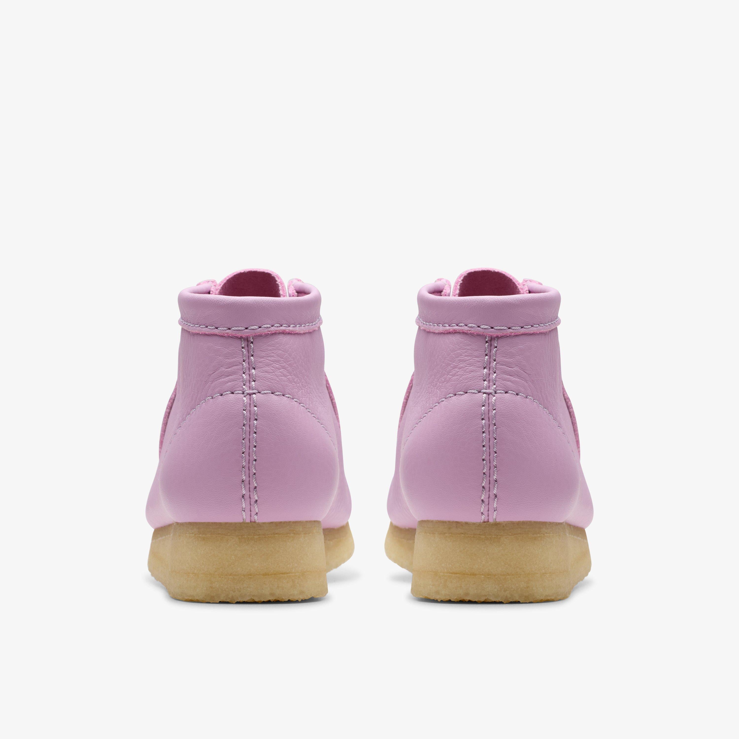 Wallabee Boot Cuir Mauve