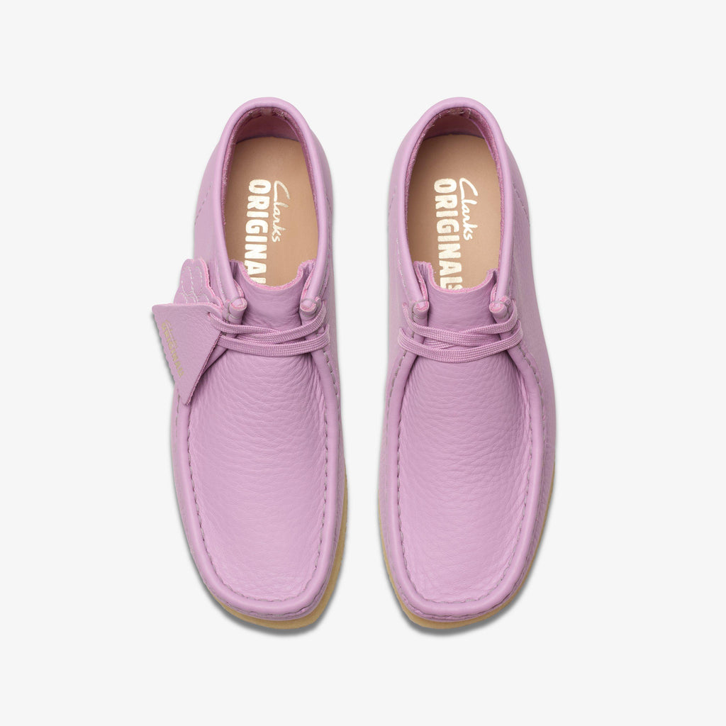 Wallabee Boot Cuir Mauve