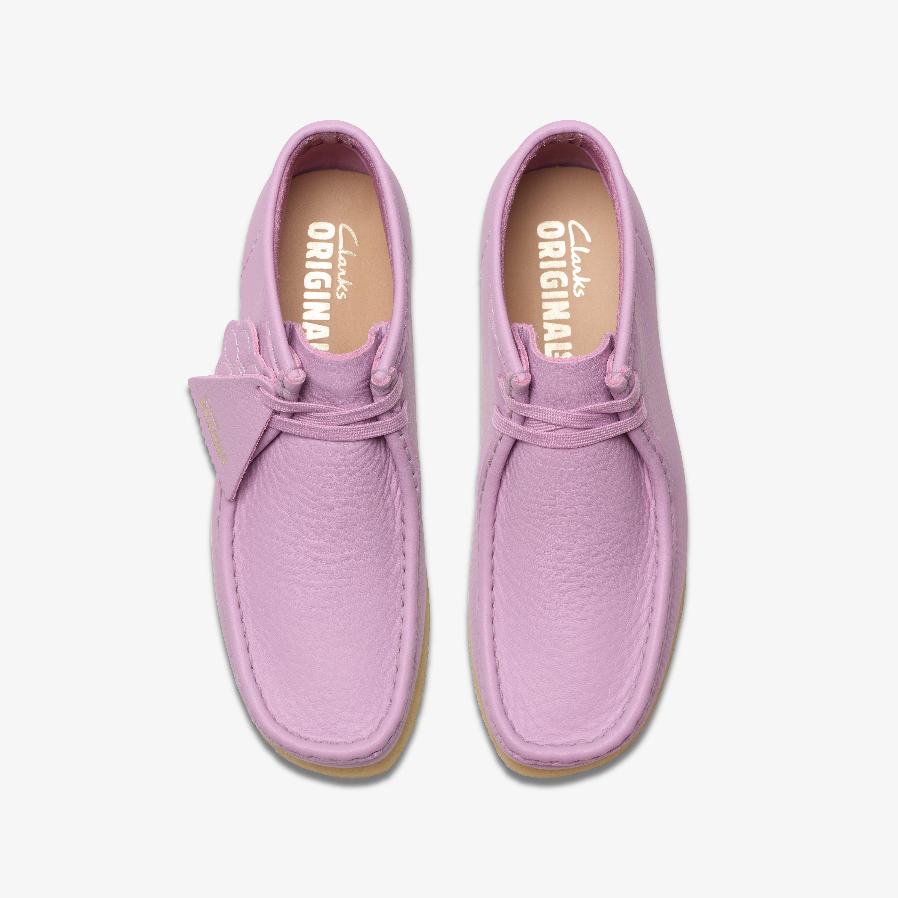 Wallabee Boot Cuir Mauve