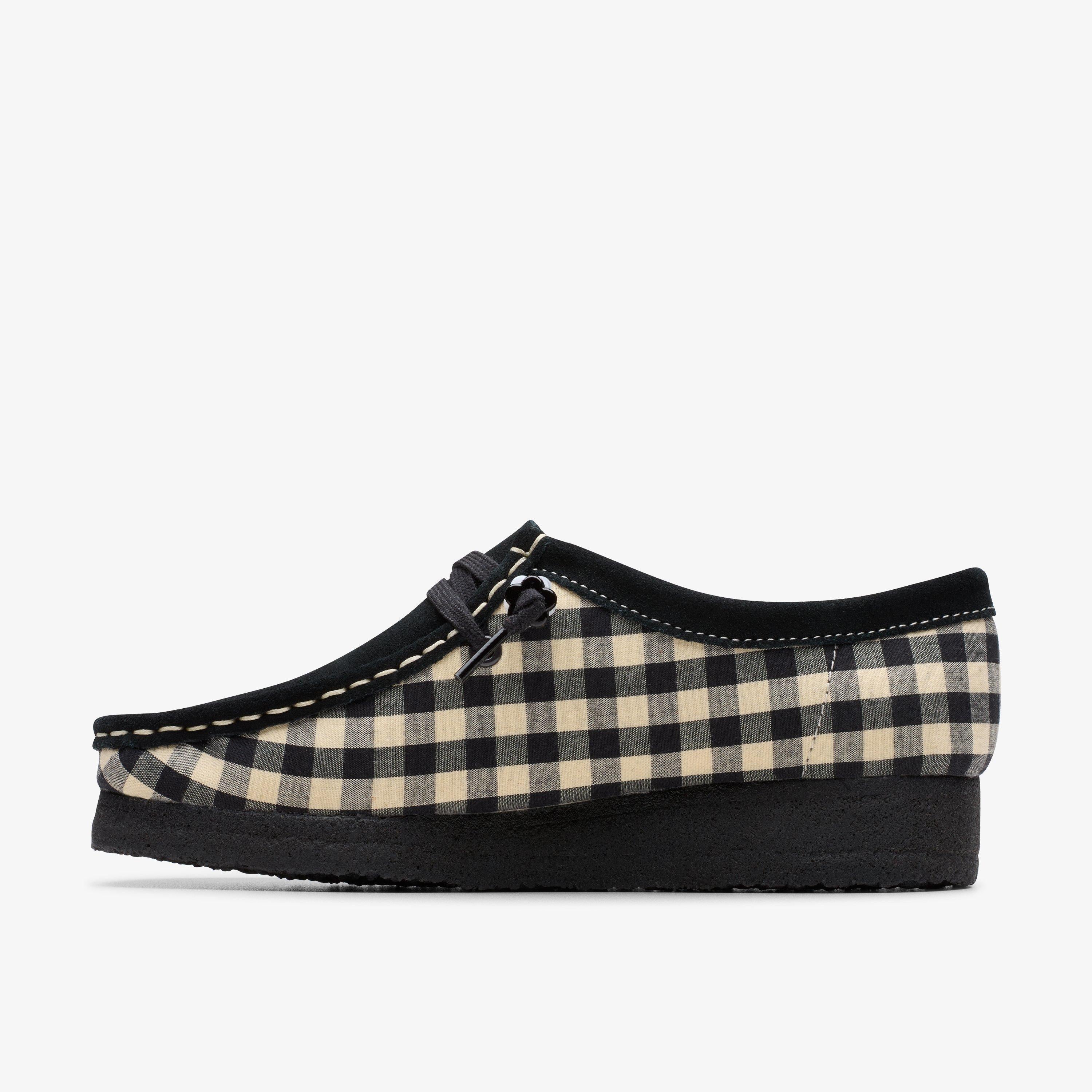 Wallabee Gingham Noir/Blanc