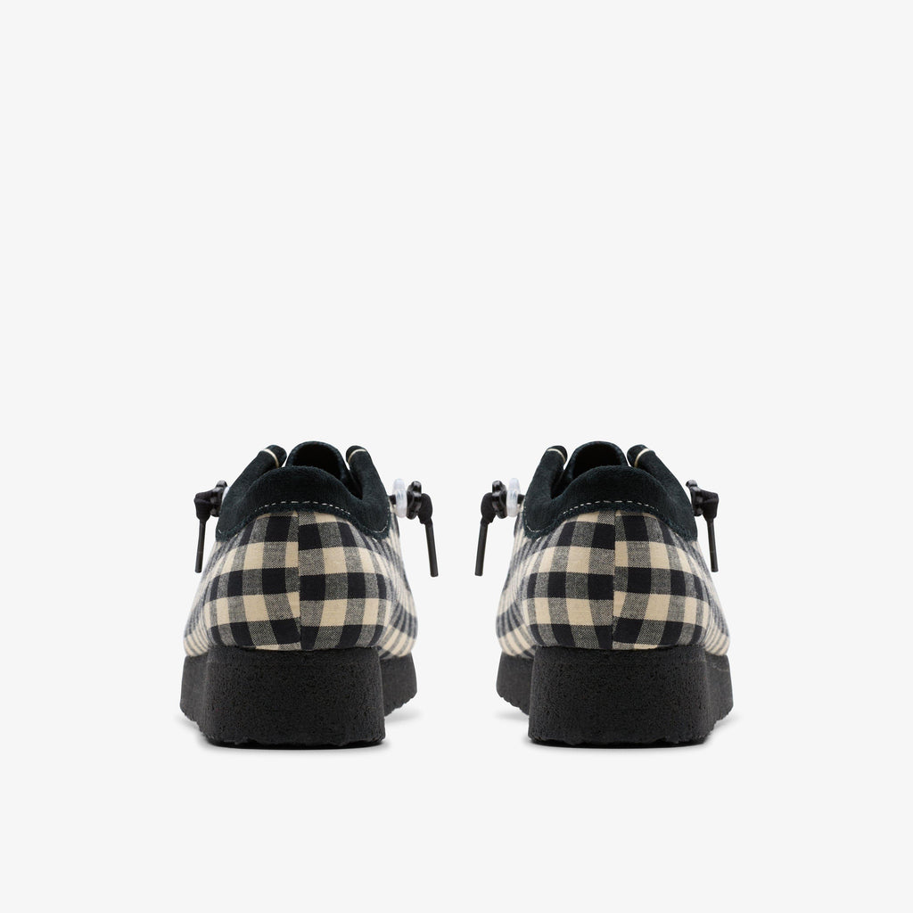 Wallabee Gingham Noir/Blanc