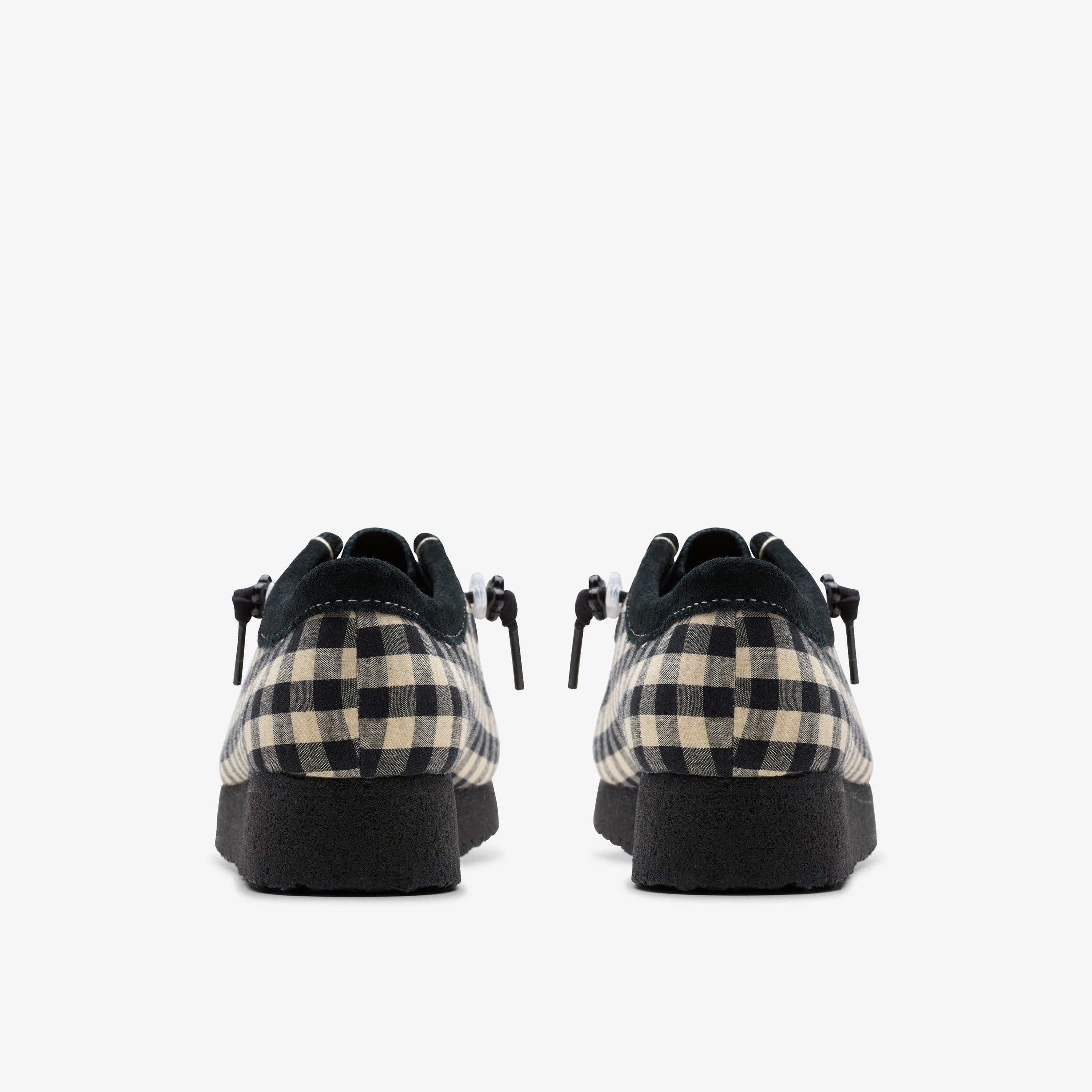 Wallabee Gingham Noir/Blanc