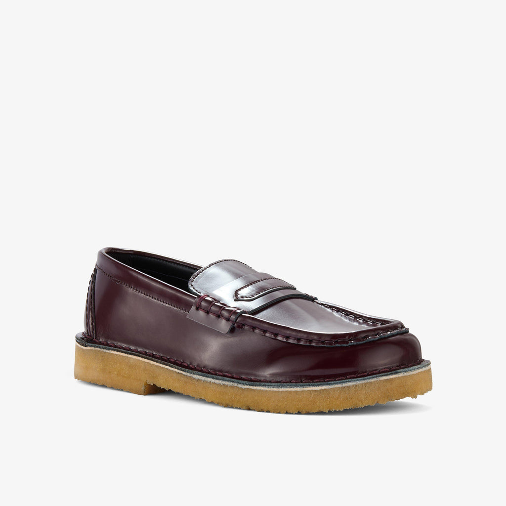 Nomad Loafer Verni rouge brique
