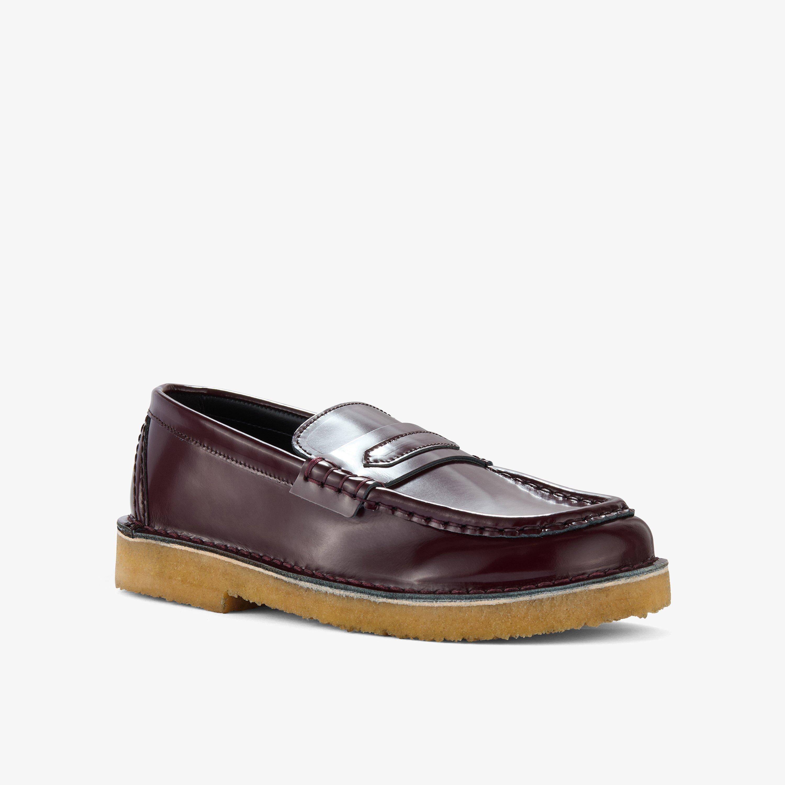 Nomad Loafer Verni rouge brique
