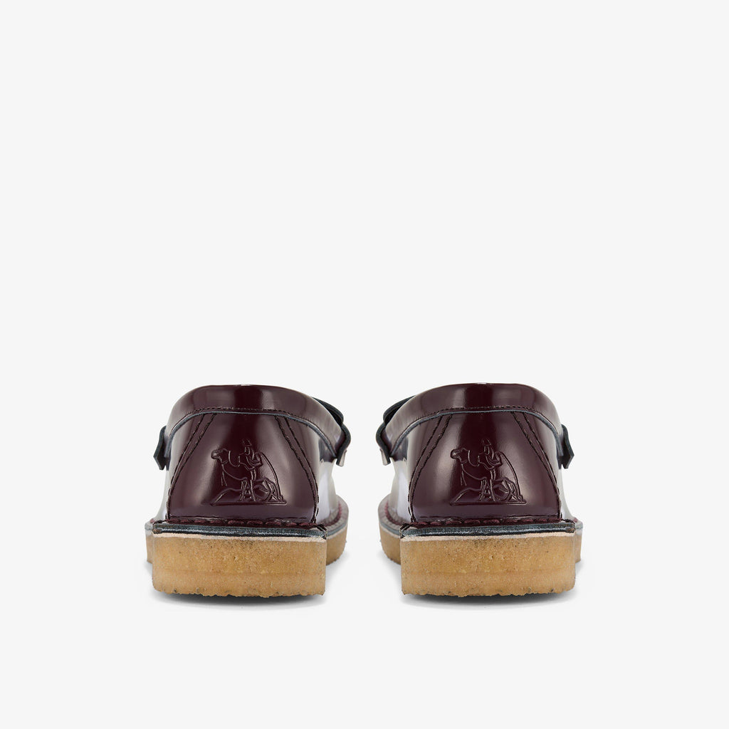 Nomad Loafer Verni rouge brique
