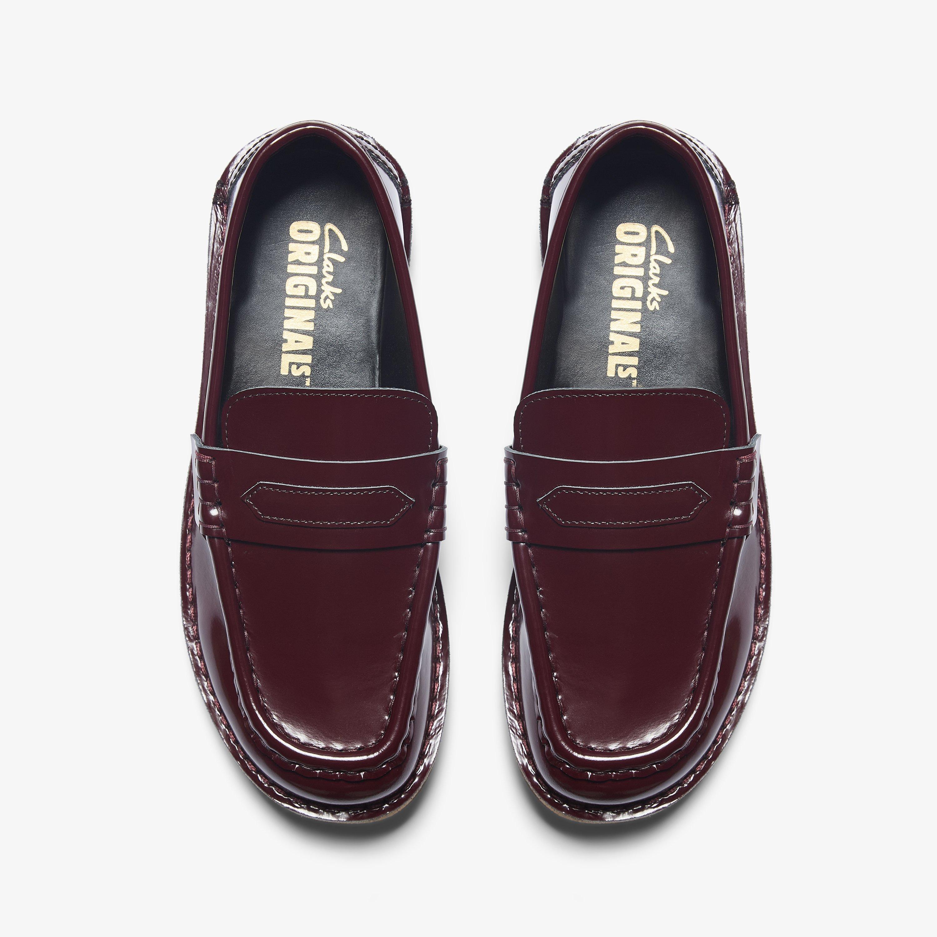 Nomad Loafer Verni rouge brique