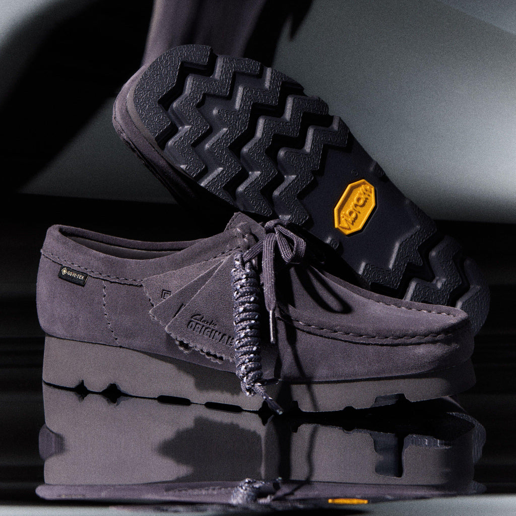 Wallabee GORE-TEX Daim Gris Violet