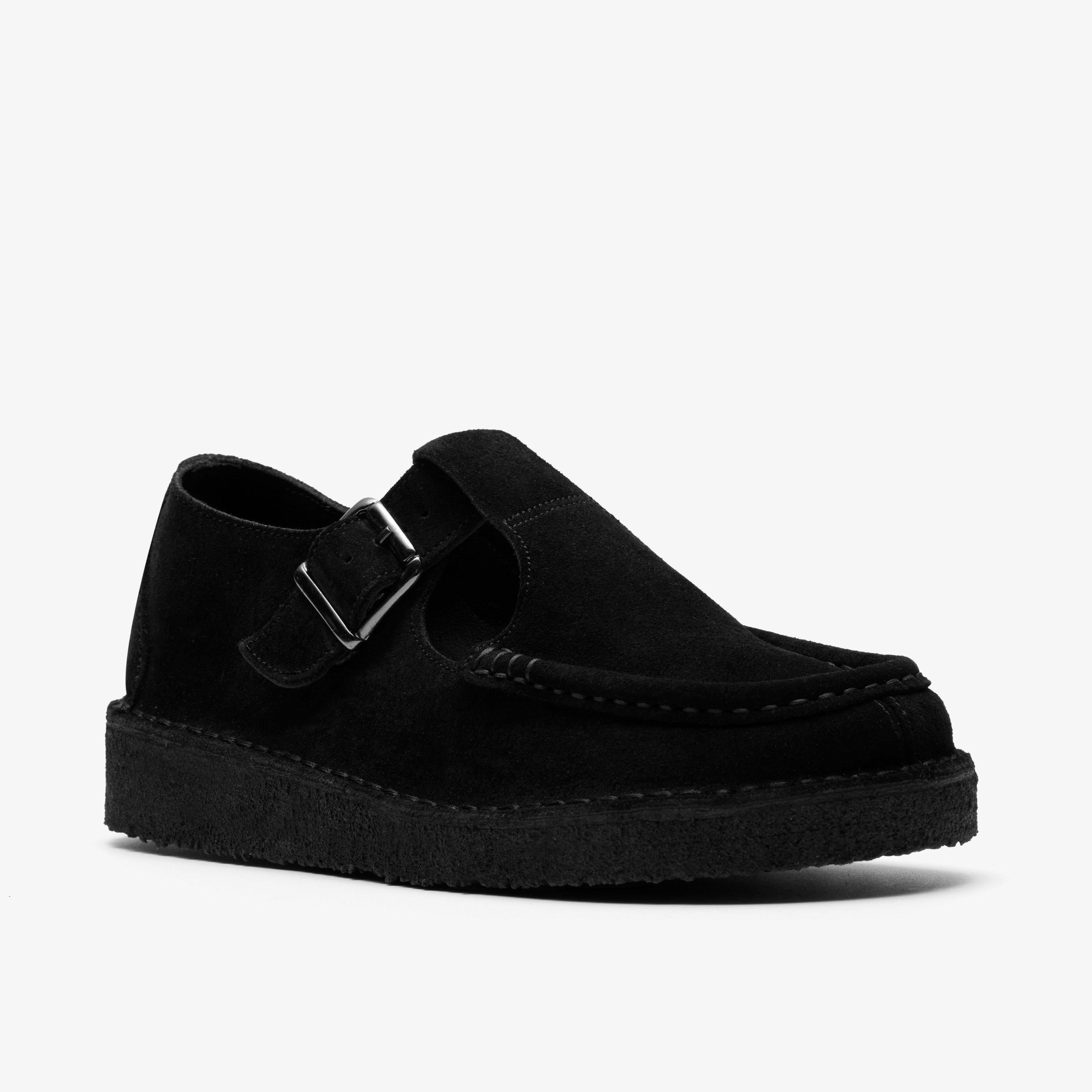 Nomad T Bar Suède noir