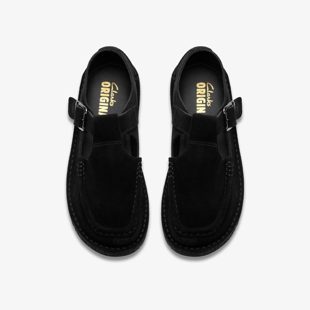 Nomad T Bar Suède noir