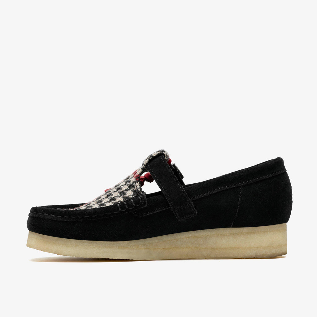 Wallabee T Bar Combinaison en tweed noir
