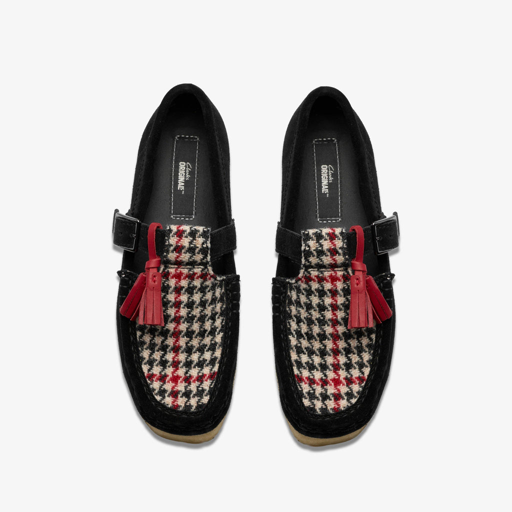 Wallabee T Bar Combinaison en tweed noir