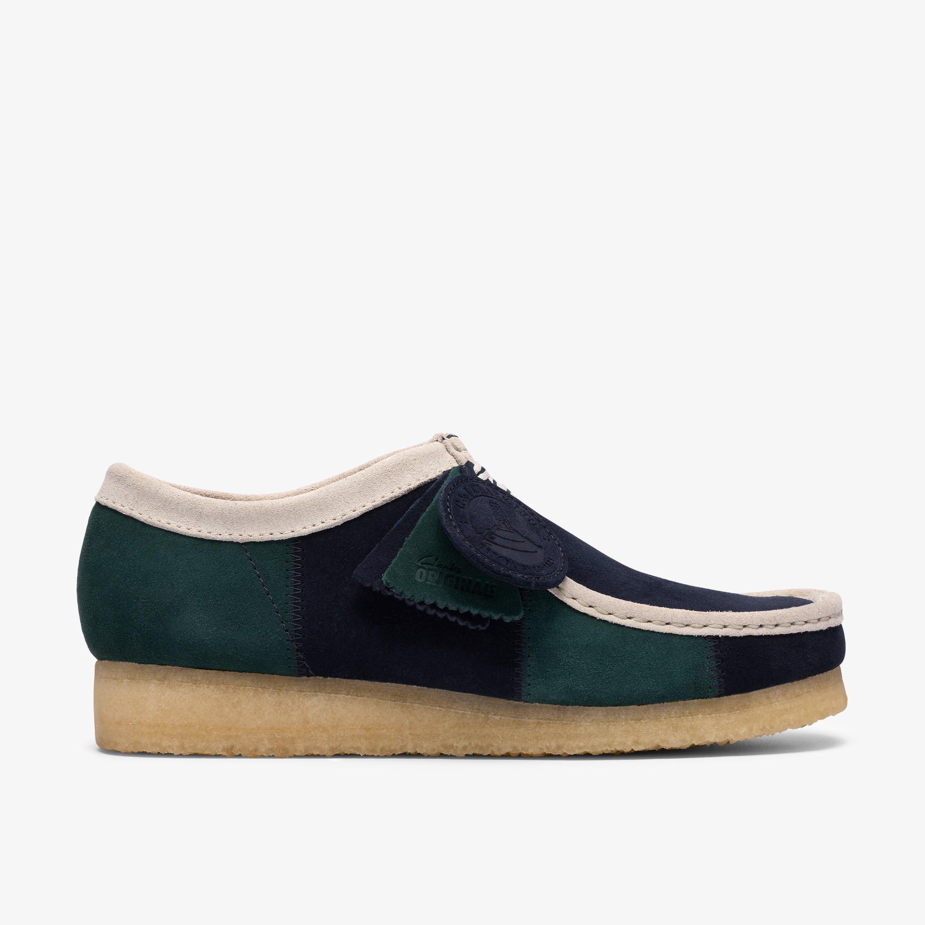 Wallabee Blue/Green Stripe