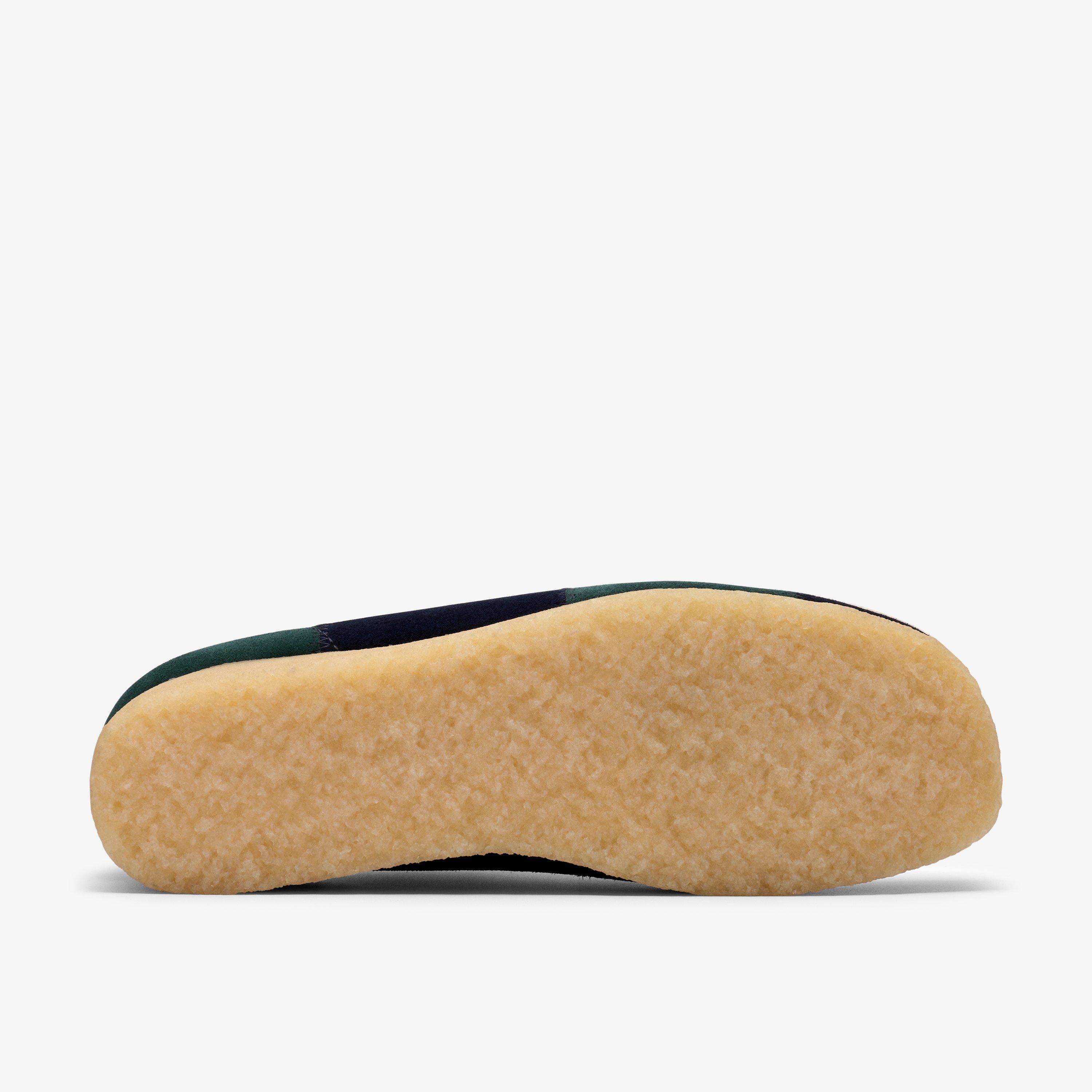 Wallabee Blue/Green Stripe