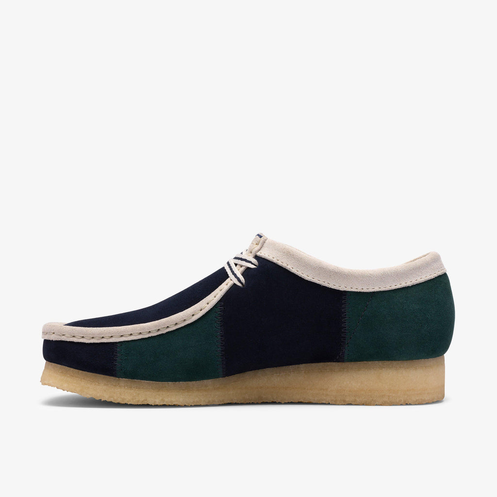 Wallabee Blue/Green Stripe