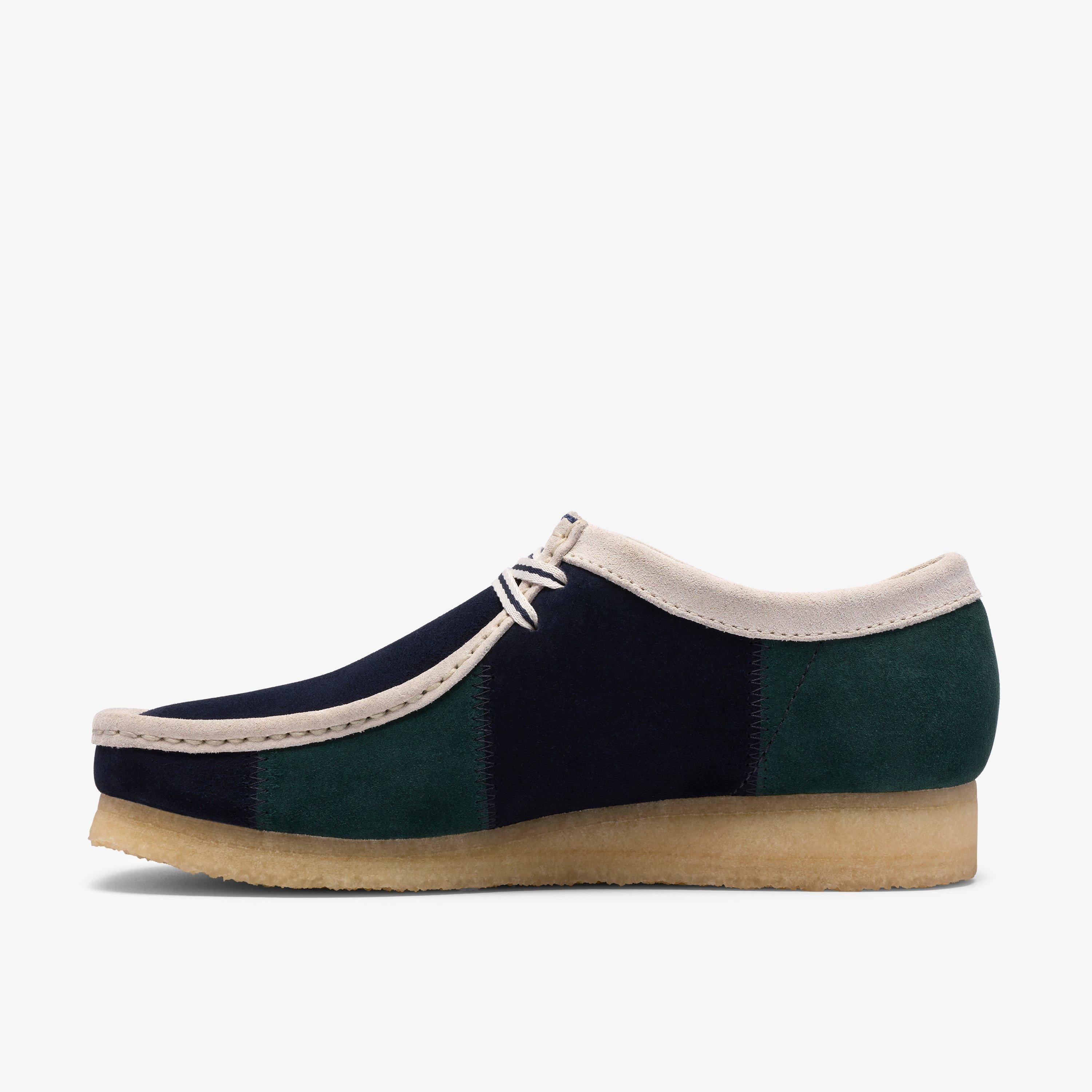 Wallabee Blue/Green Stripe