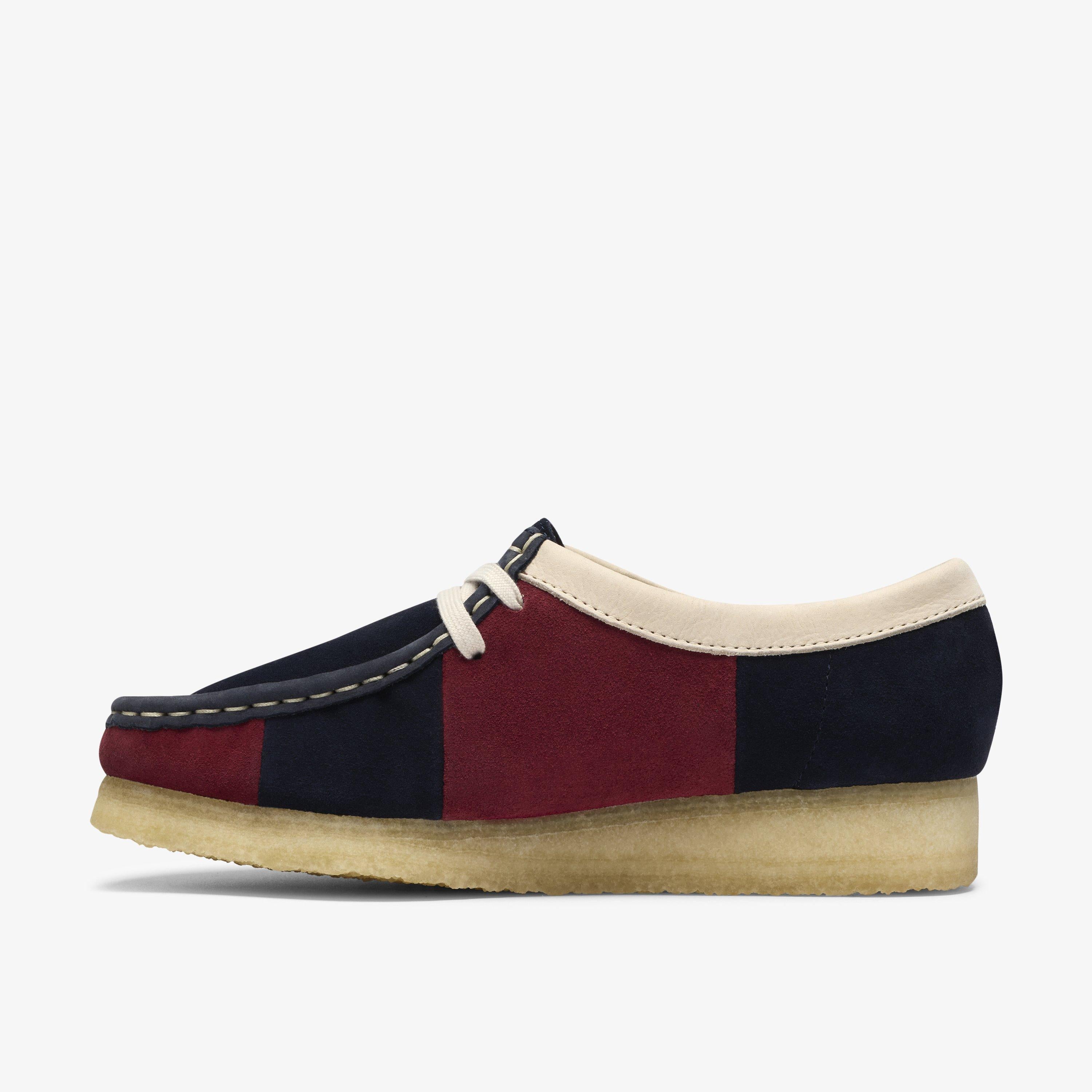 Wallabee Navy Stripe