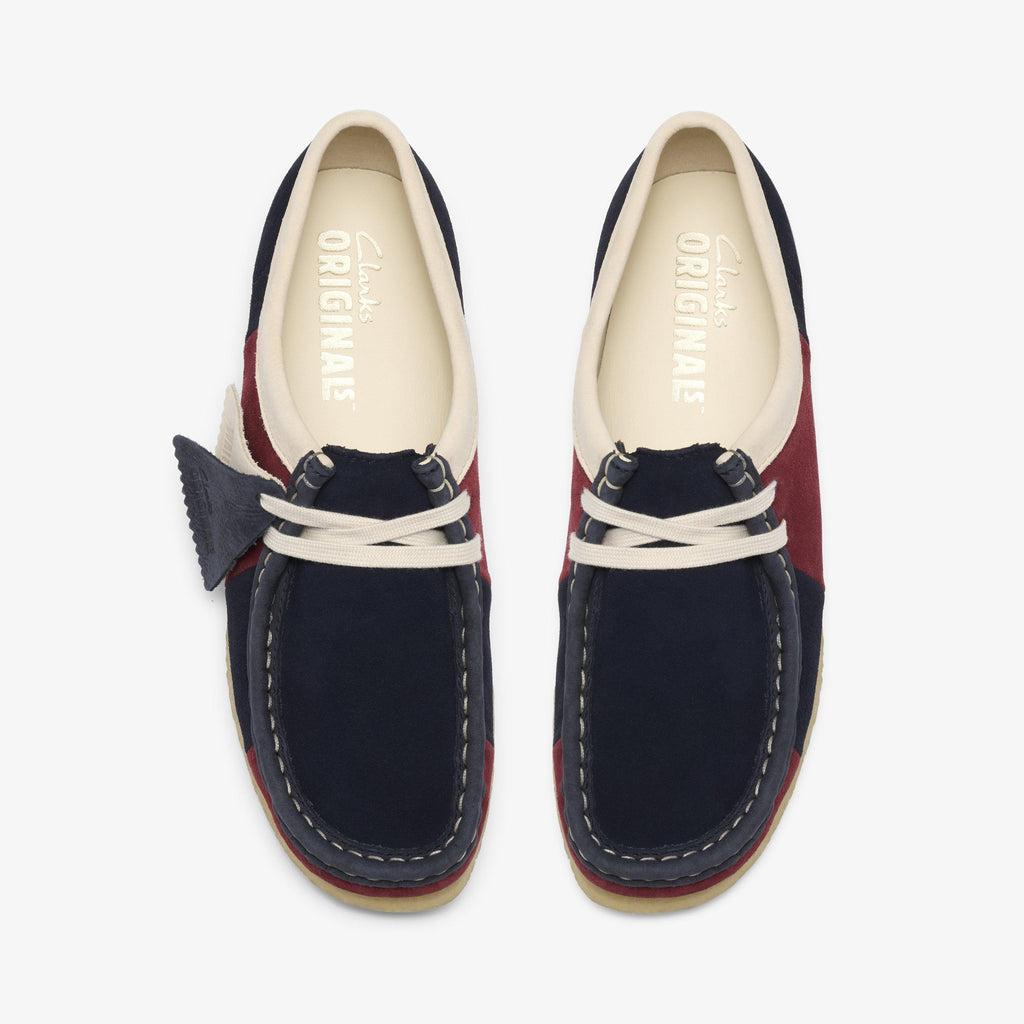 Wallabee Navy Stripe