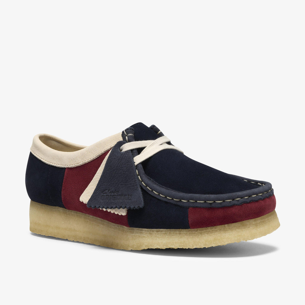 Wallabee Navy Stripe