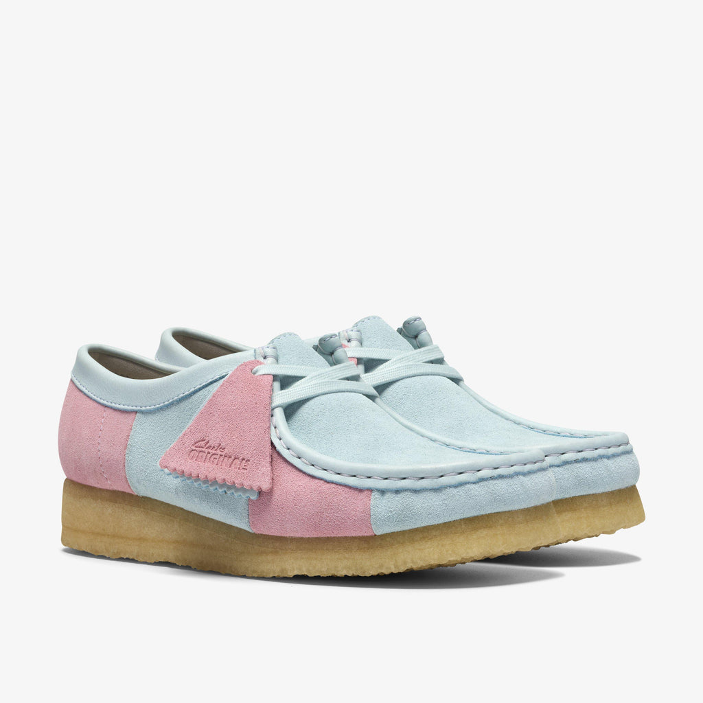 Wallabee Pale Blue Stripe