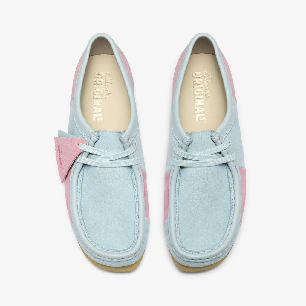 Wallabee Pale Blue Stripe