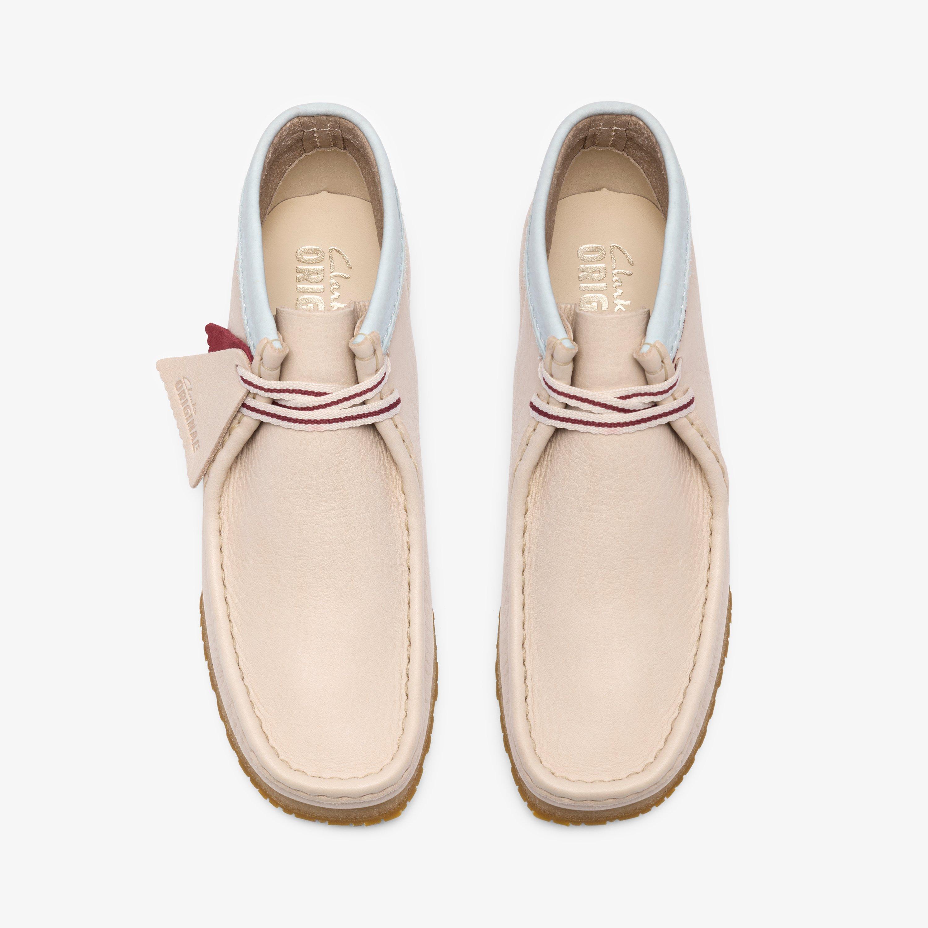 Walla Boot RB Cuir combiné blanc