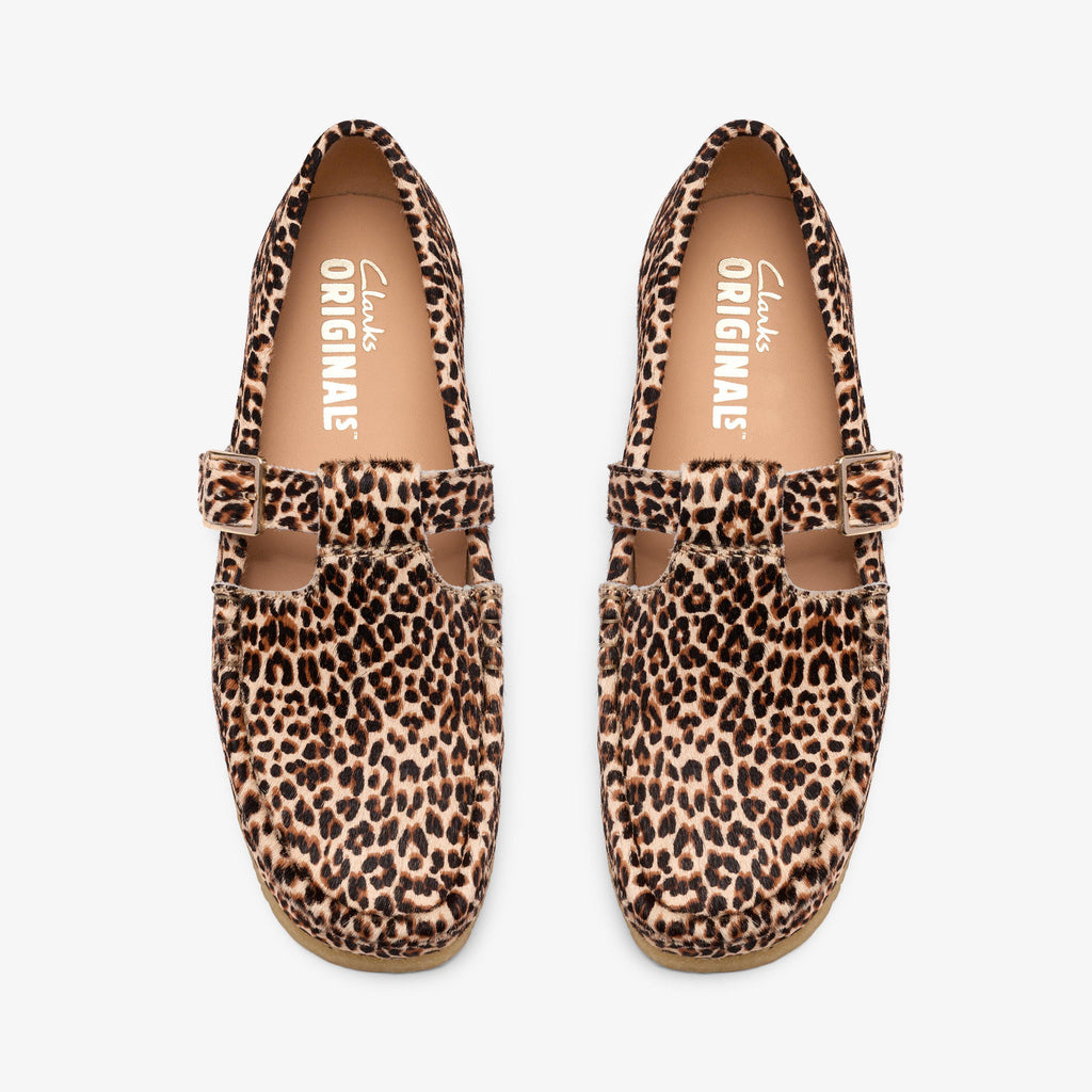 Wallabee T Bar Imprimé Léopard