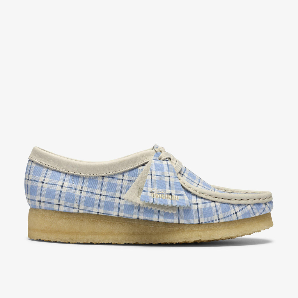 Wallabee Blue Check
