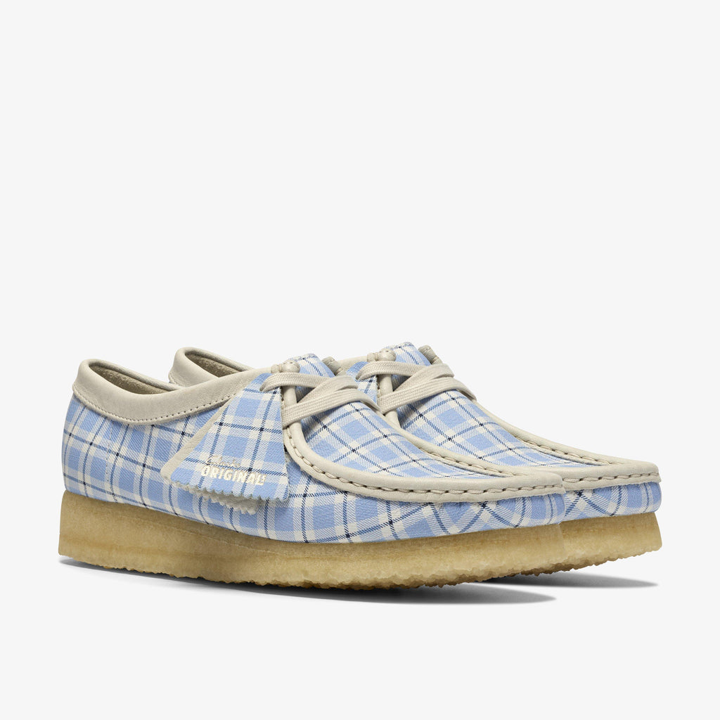 Wallabee Blue Check