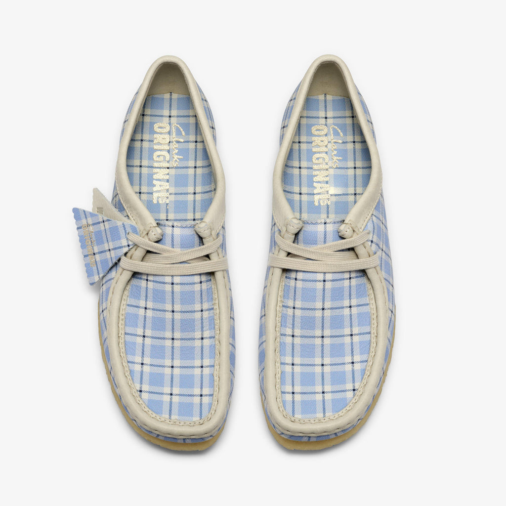 Wallabee Blue Check