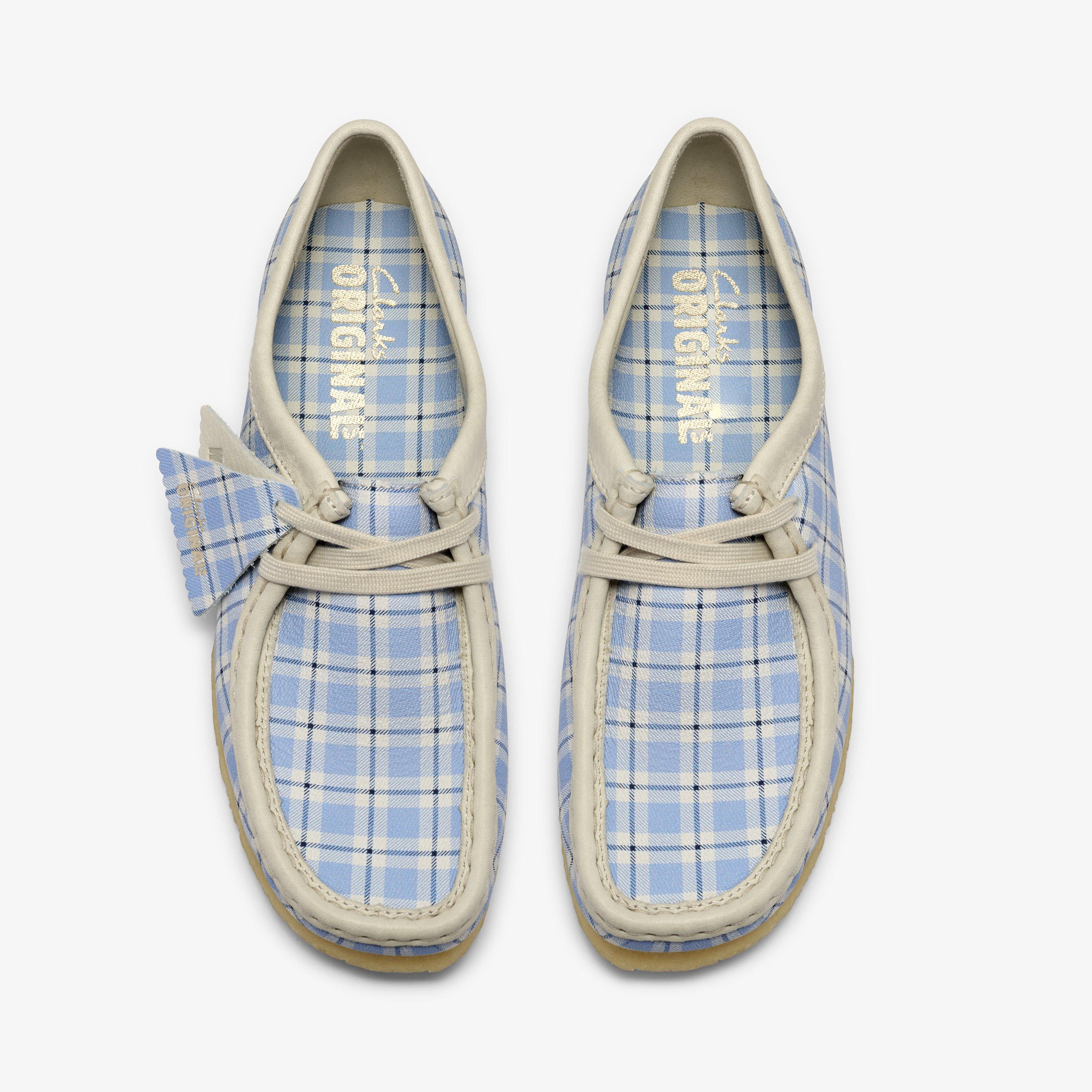 Wallabee Blue Check