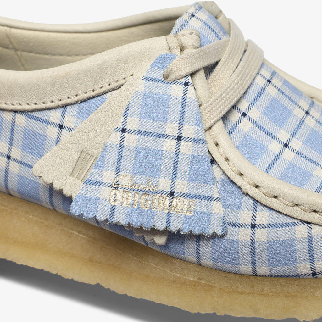 Wallabee Blue Check