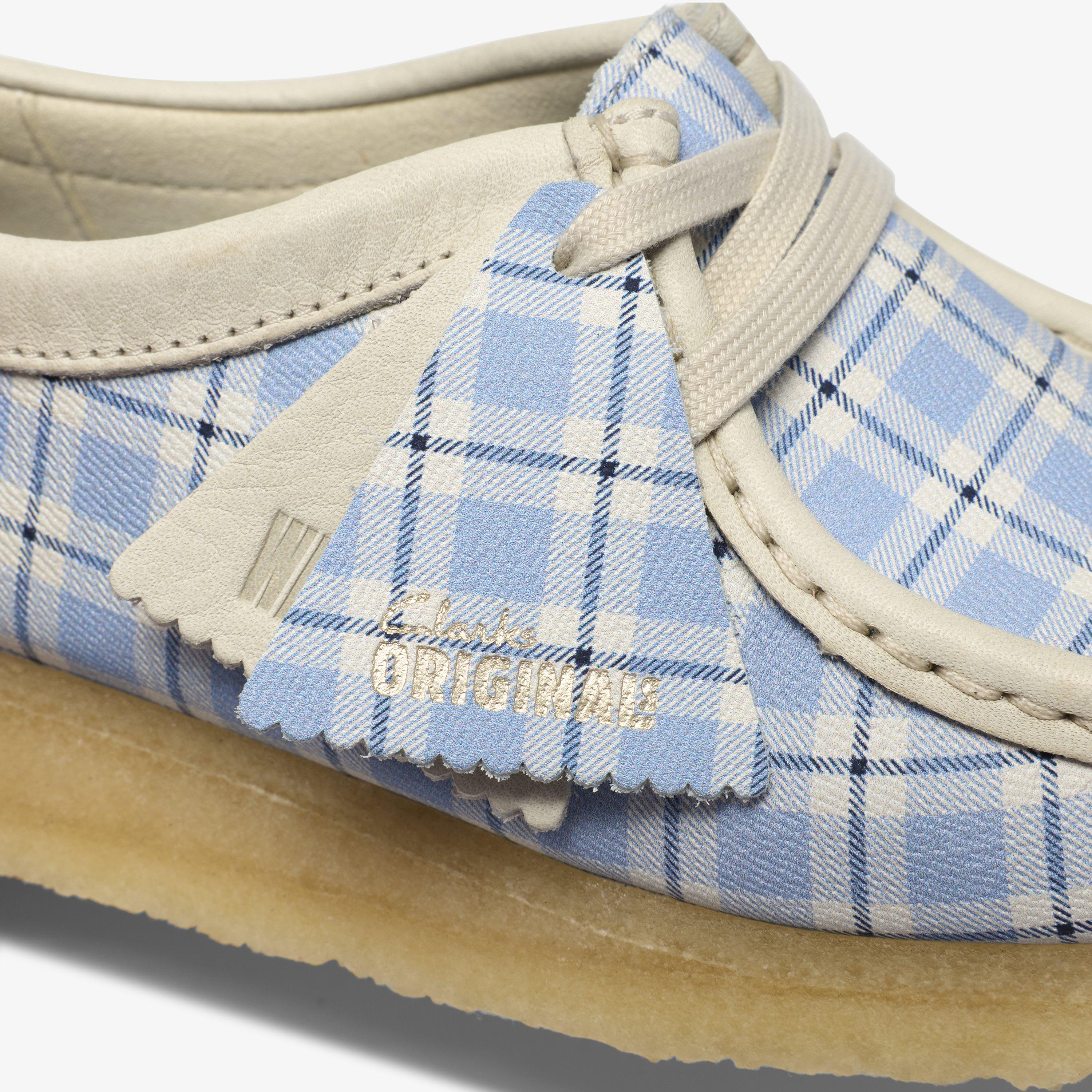 Wallabee Blue Check
