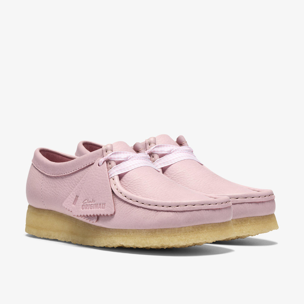 Wallabee Cuir rose bébé