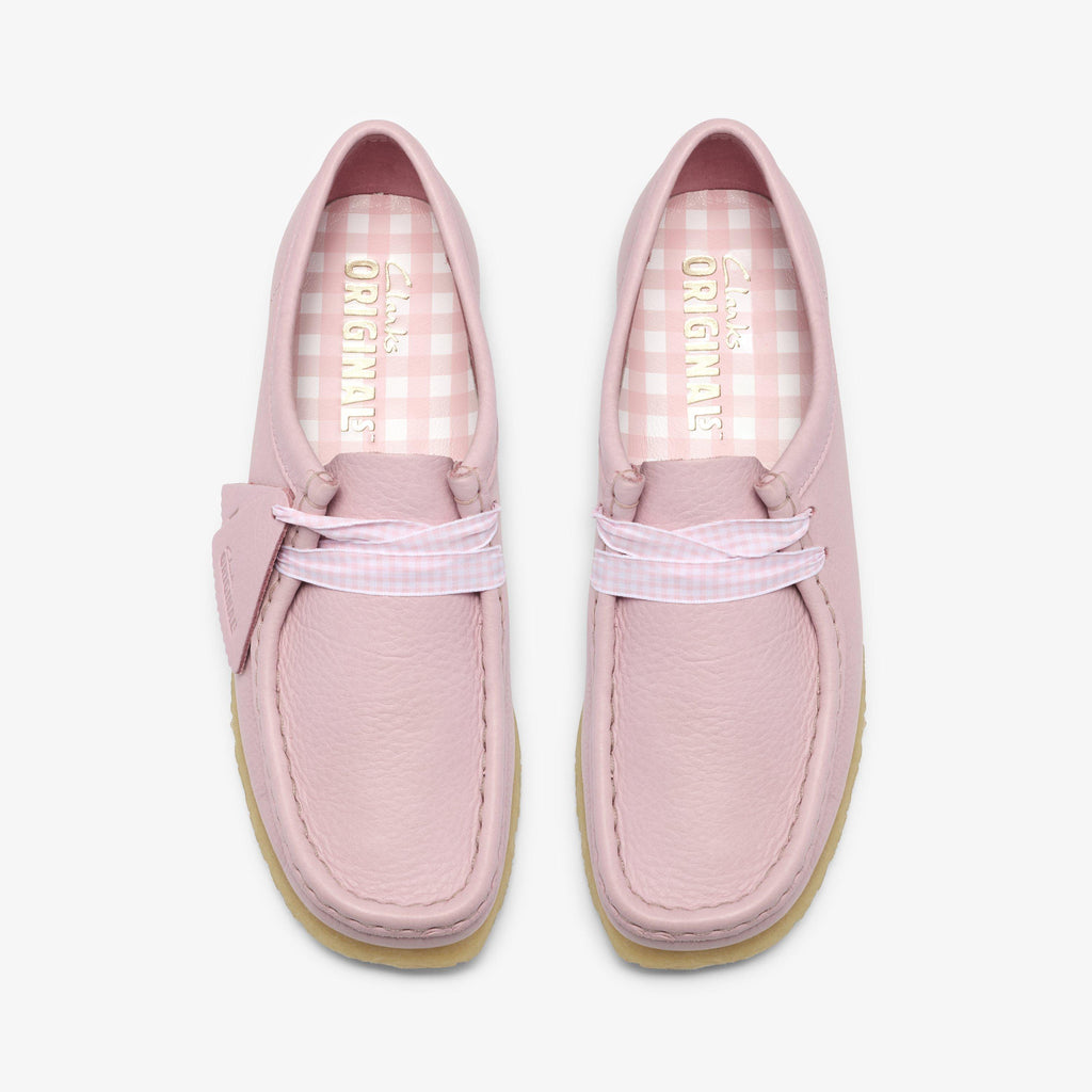 Wallabee Cuir rose bébé