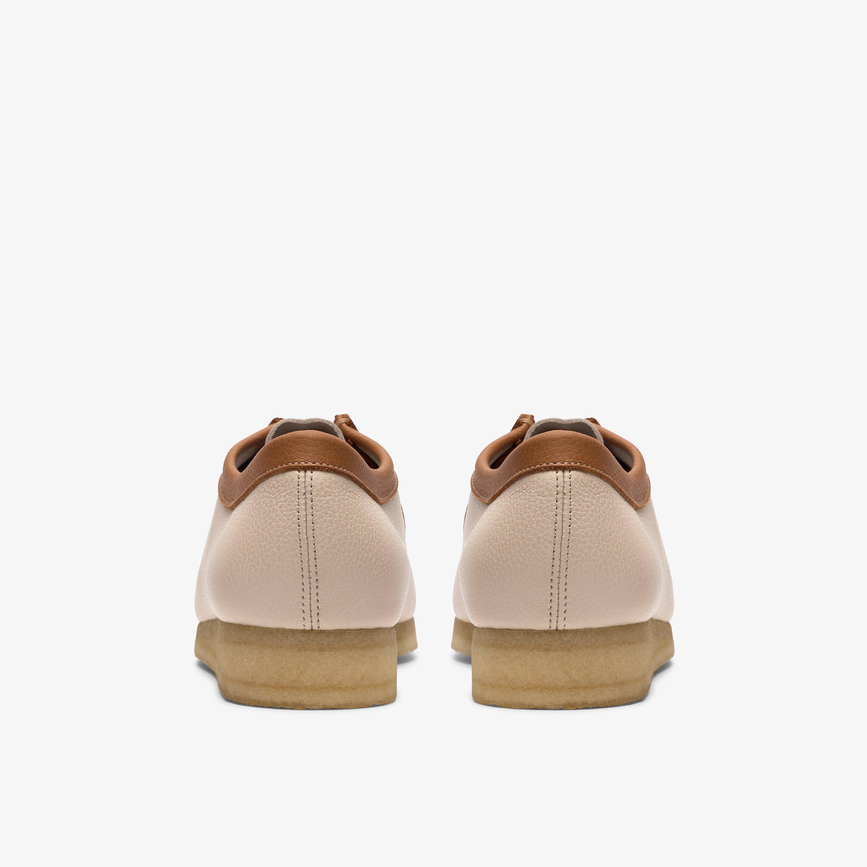 Wallabee Cuir combiné blanc