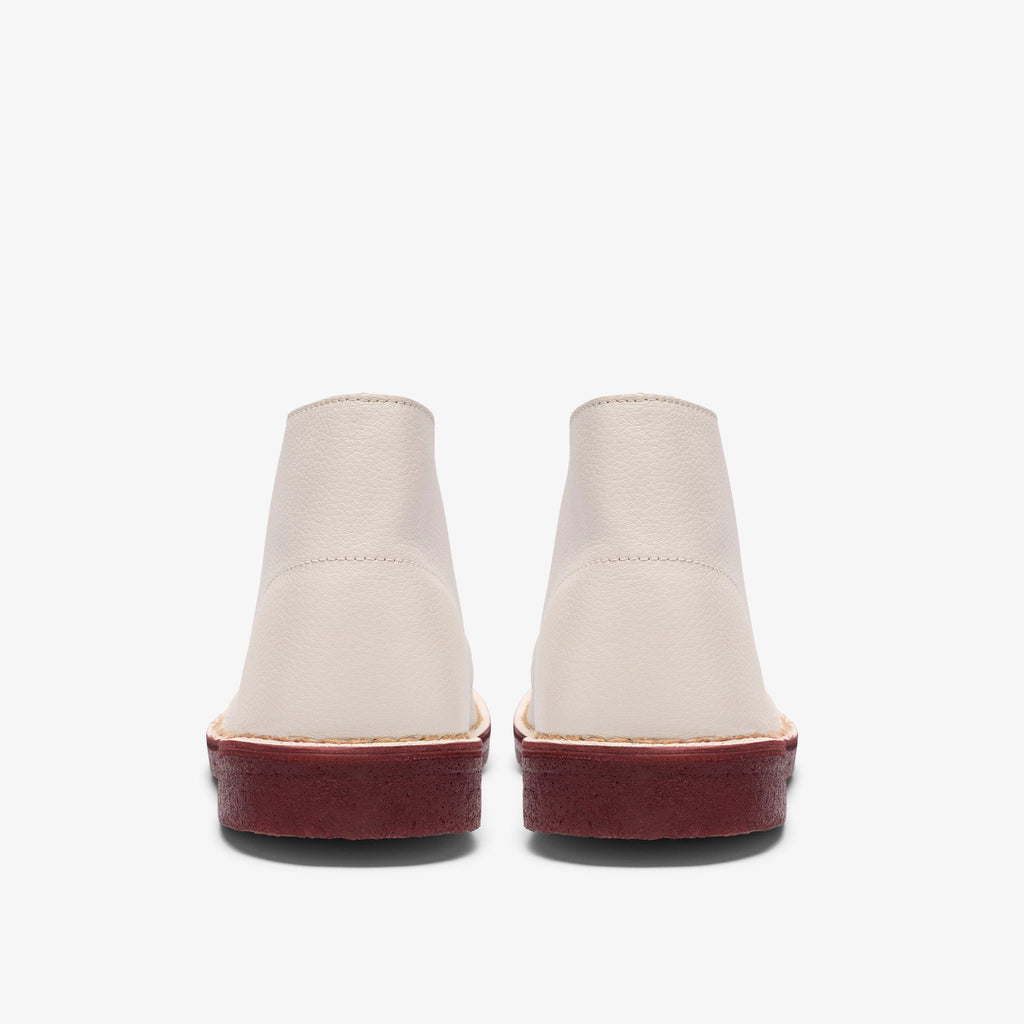 Desert Boot Cuir blanc