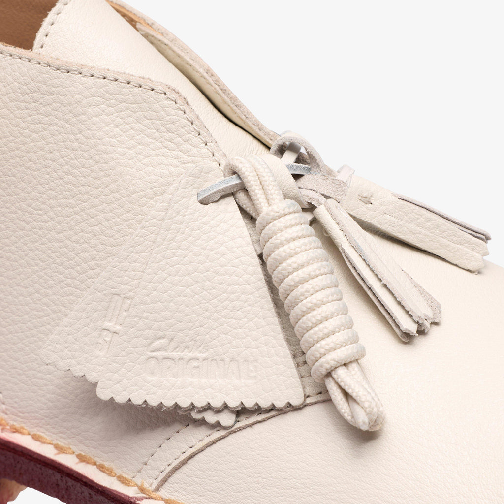 Desert Boot Cuir blanc