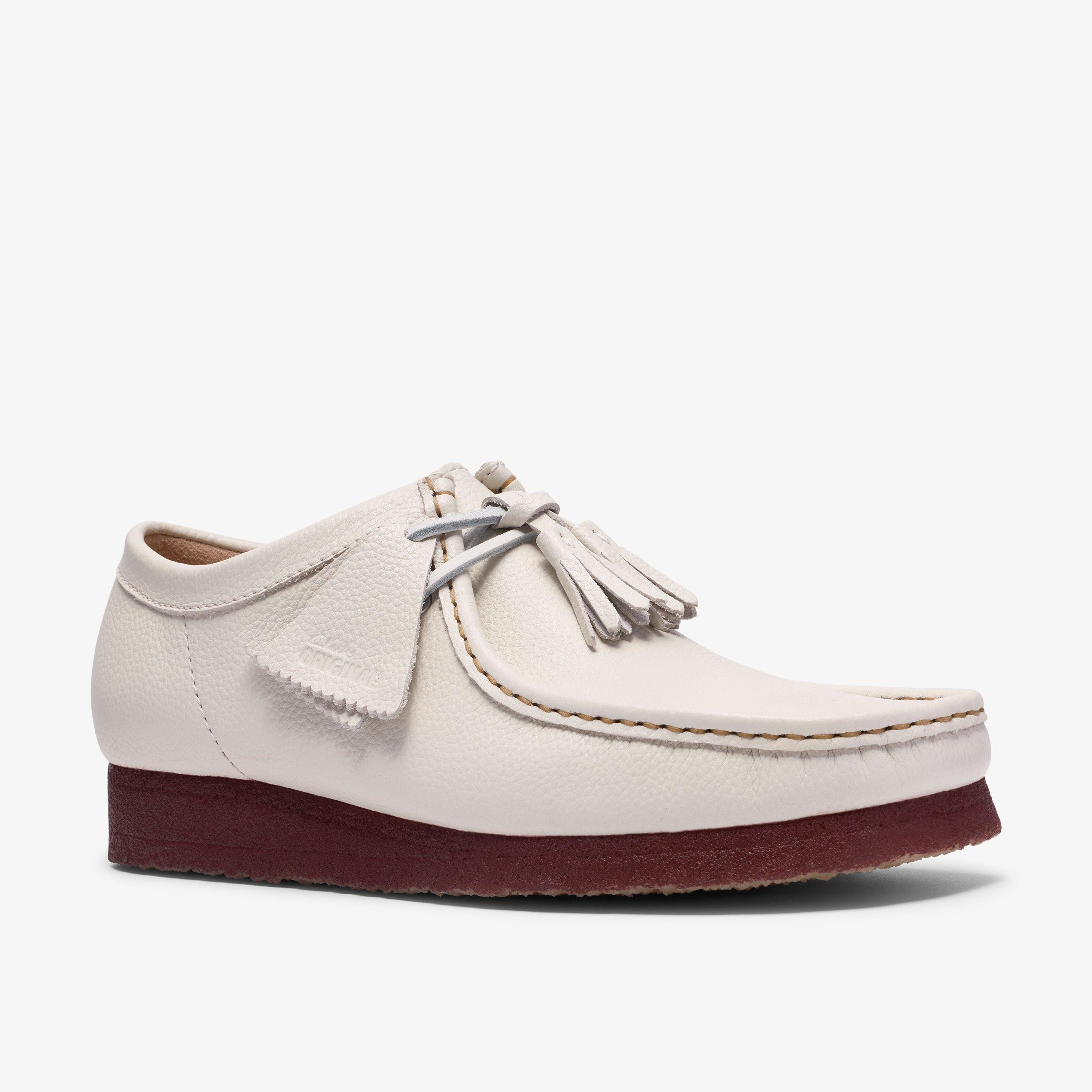 Wallabee Cuir blanc